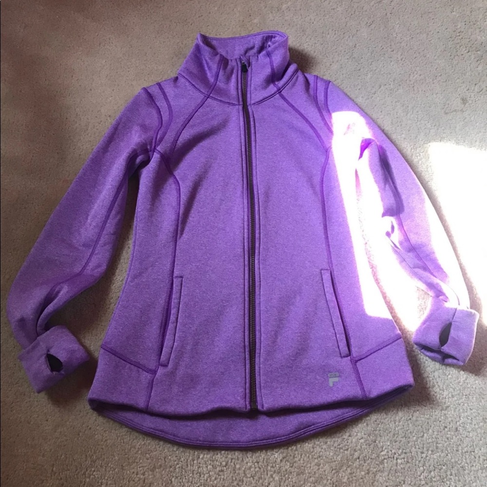 NWOT Fila purple jacket